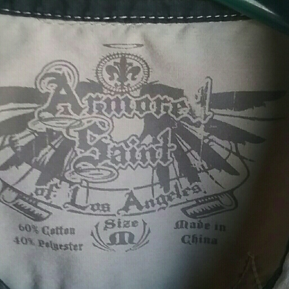 Armored Saint  collard shirt